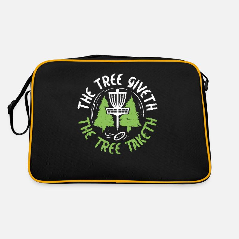 Disc Golf - Retro Tasche - Schwarz/Gold
