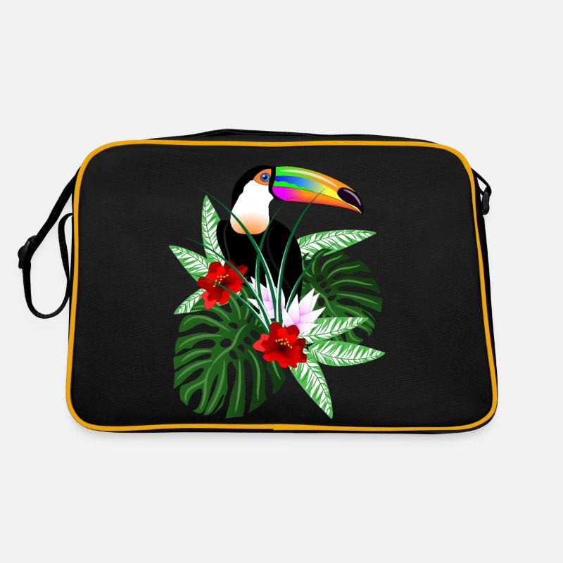 Vogel Tukan Retro Tasche
