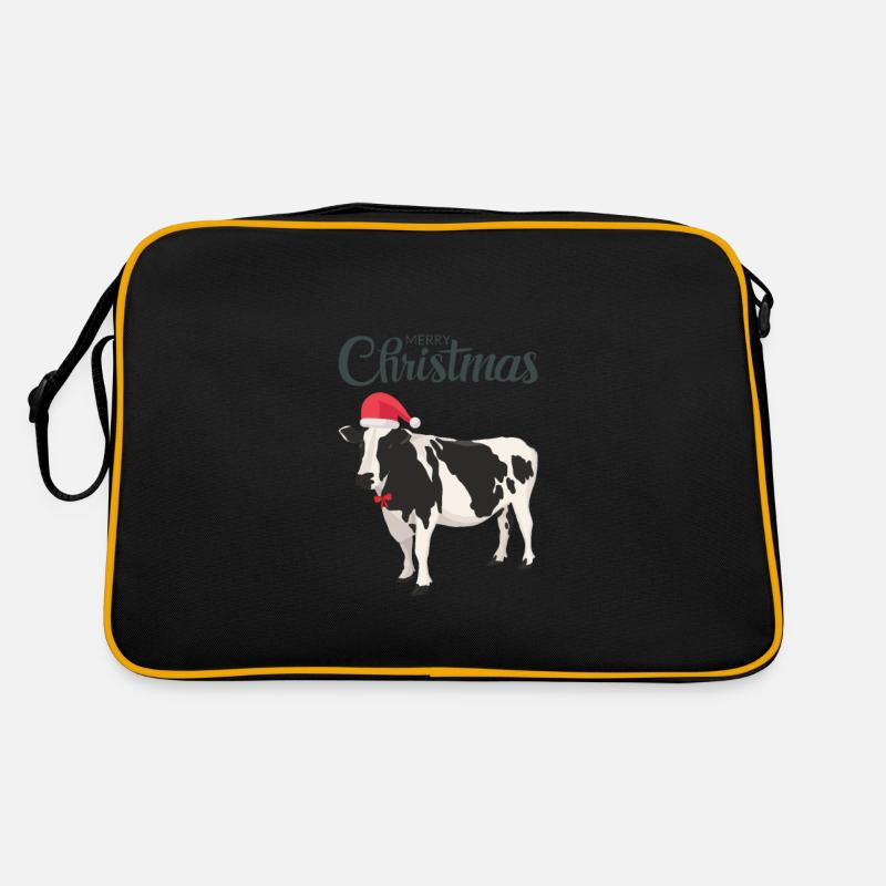 Vache de Noël Sac Retro