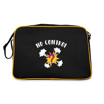 no control - out of control - out of control - Retro Bag - black/gold - Back