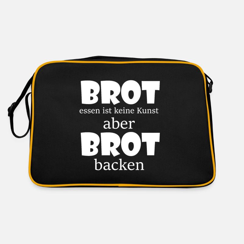 Brot backen Retro Tasche
