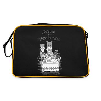 Alice in Wonderland - Retro Bag - black/gold - Back