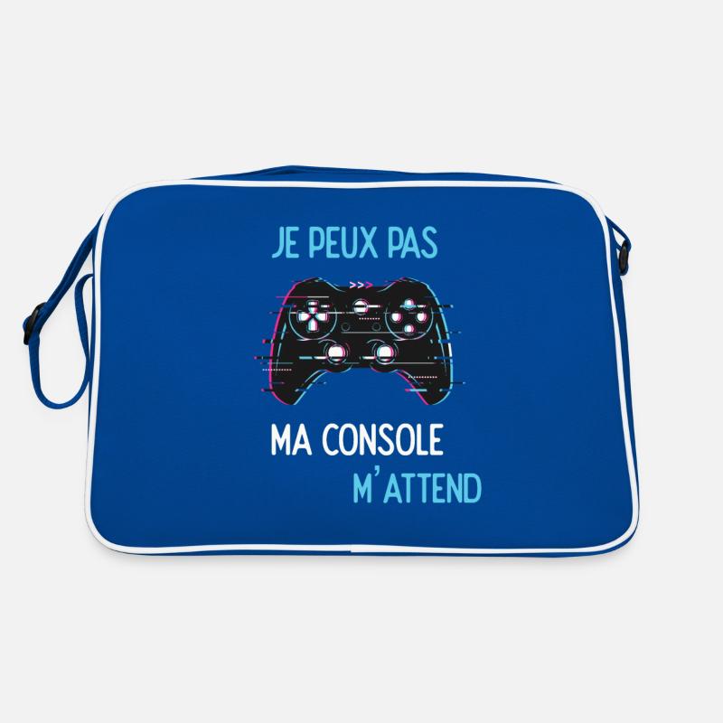 J'peux pas, ma Console m'attend - Geek Jeux Vidéo Sac Retro