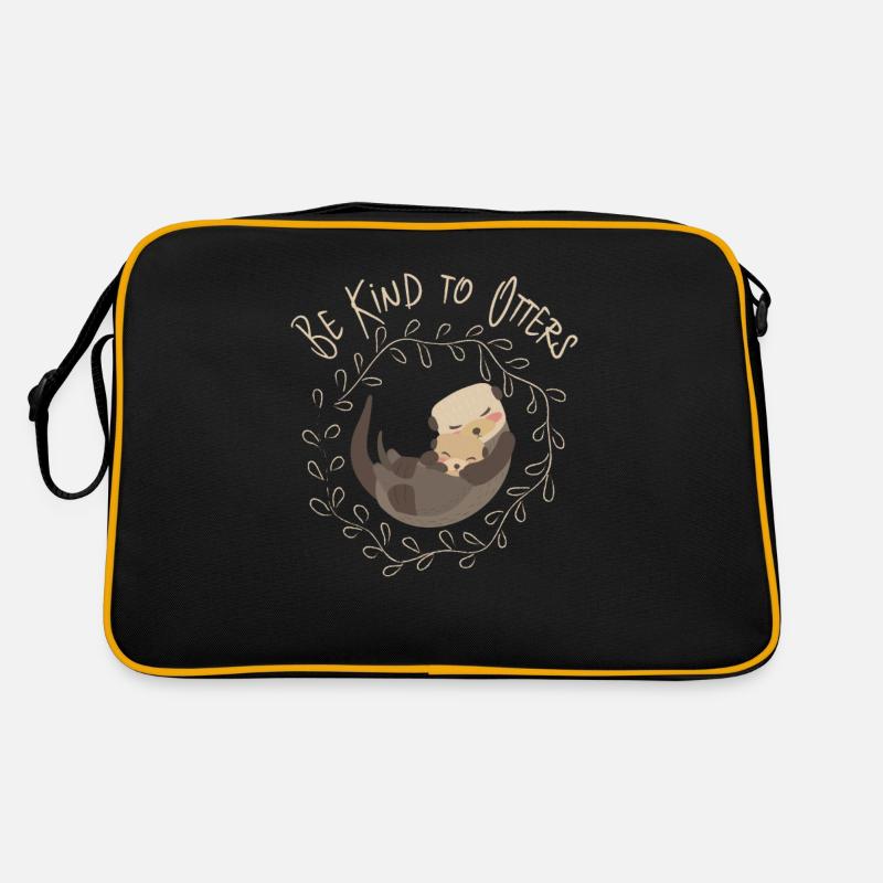 Sea Otter Lover - Be Kind To Otters Retro Bag
