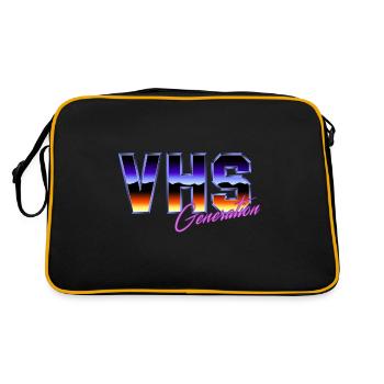 Generation VHS - Retro Bag - black/gold - Back