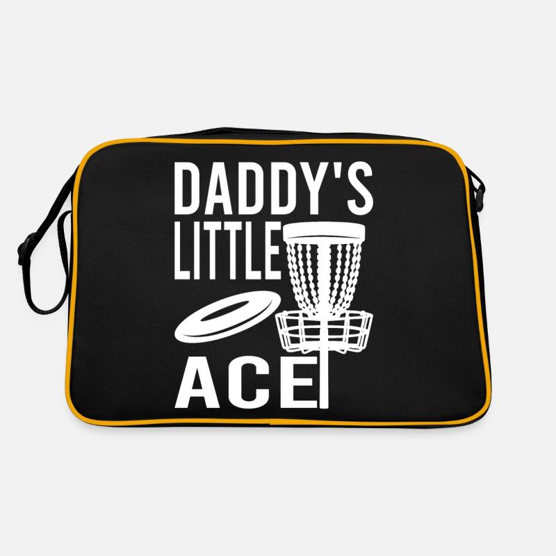 Daddy's Little Ace Disc Golf Talent Sports Nerd Retro Bag