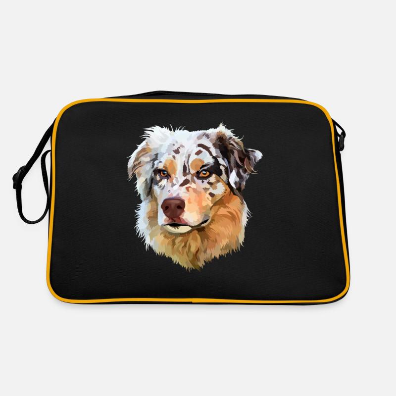 Australian Shepherd Retro Tasche