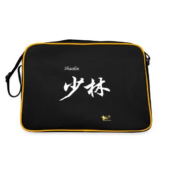 Shaolin Characters Masteryourownway - Retro Bag - black/gold - Back