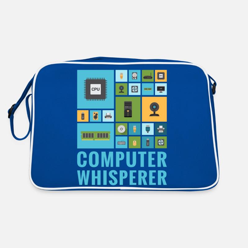 Ordinateur Whisperer Funny IT Tech Support Help Desk Sac Retro