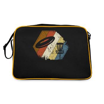 Disque Golf Vintage - Sac Retro - noir/or - Dos