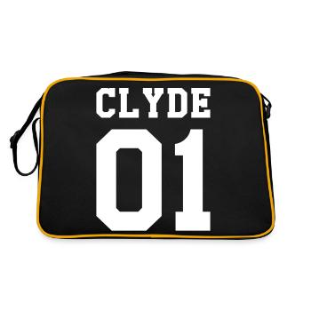 Clyde 01 partenaire de la Saint-Valentin look partenaire dans le crime - Sac Retro - noir/or - Dos