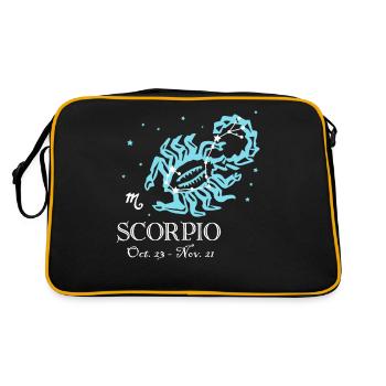 Scorpion de la Constellation scorpion - Sac Retro - noir/or - Dos
