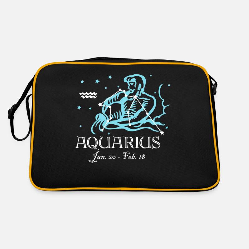 Wassermann der Wasserträger Konstellation Retro Tasche