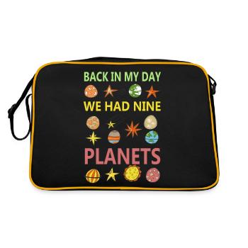 planets - Sac Retro - noir/or - Dos