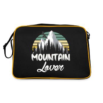 Amoureux de la montagne - Sac Retro - noir/or - Dos