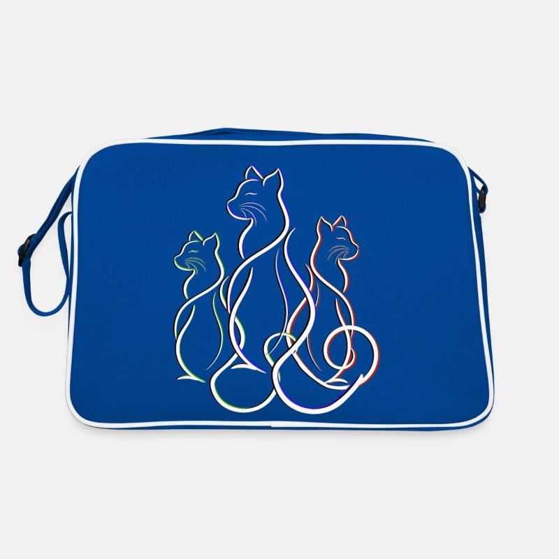 Chat Chat Chat Kitten Cat Sac Retro