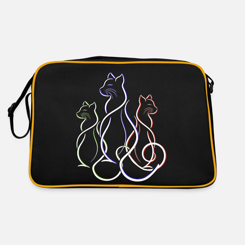 Chat Chat Chat Kitten Cat Sac Retro