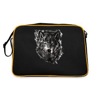 loup sauvage - Sac Retro - noir/or - Dos