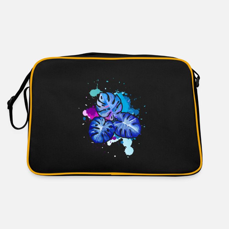 The Blue Leaves Retro Bag