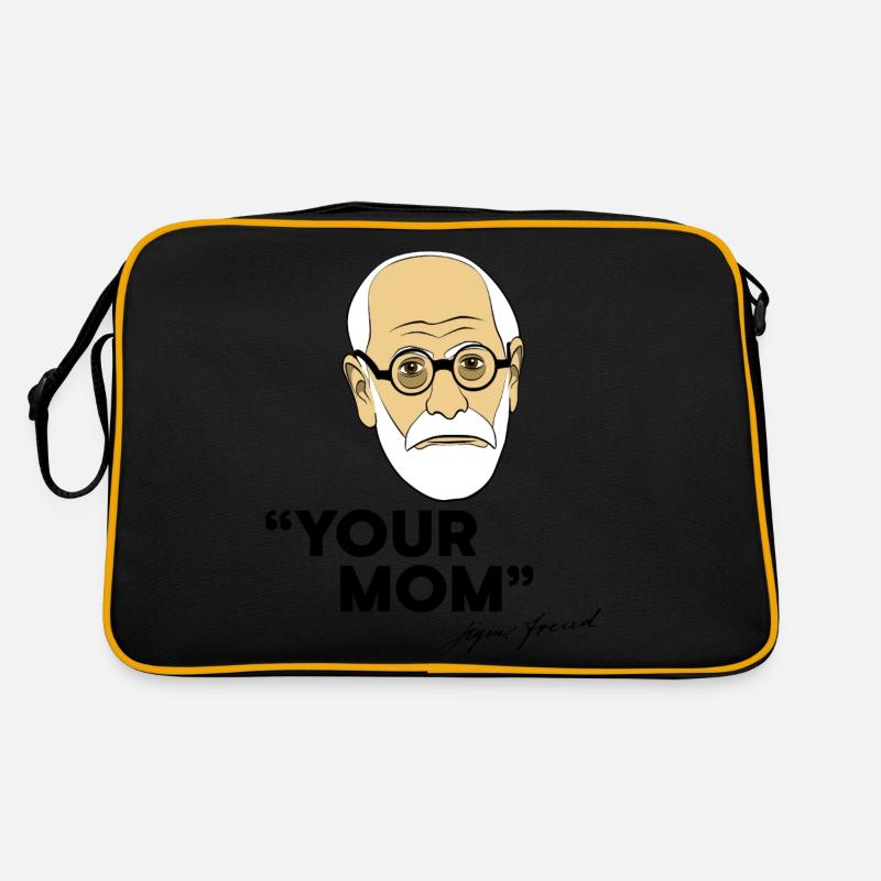 Deine Mutter | Sigmund Freud Retro Tasche