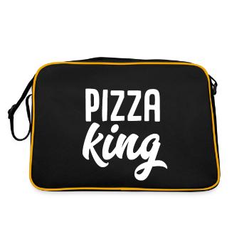 Roi de la pizza - Sac Retro - noir/or - Dos