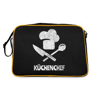 CHEF DE CUISINE - Sac Retro - noir/or - Dos