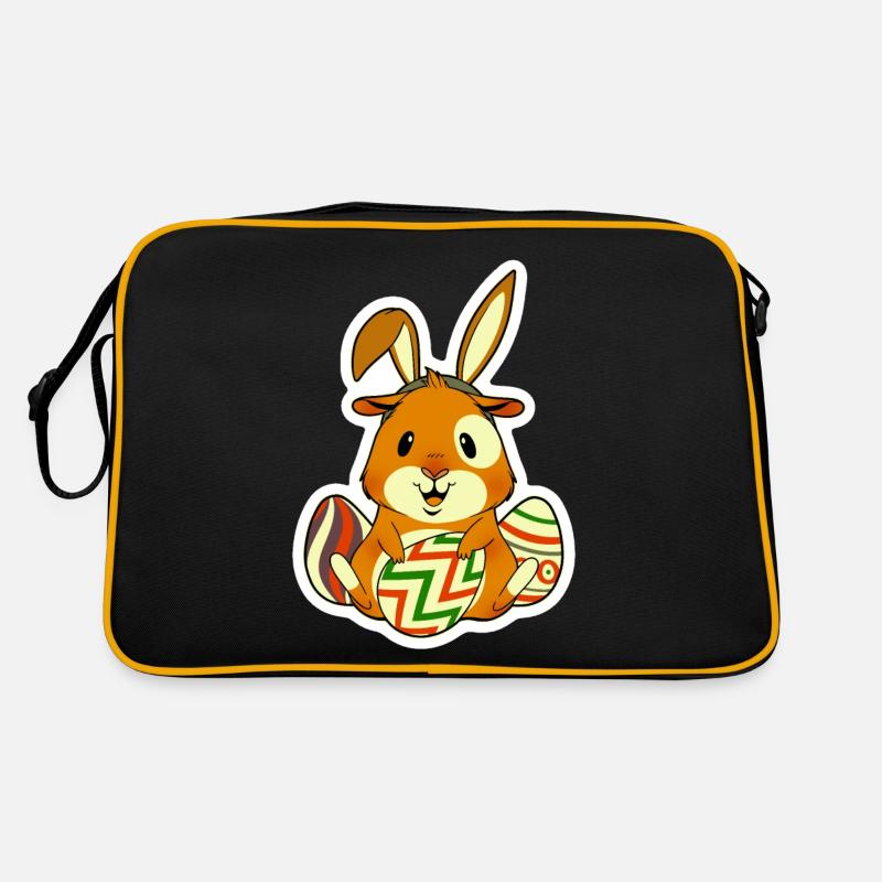 Guinea pig as Easter Retro Bag