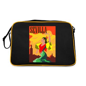 SEVILLA BAILE by The Manzanita - Sac Retro - noir/or - Dos