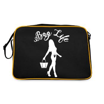Bag Life | Ostomy Humor - Retro Bag - black/gold - Back