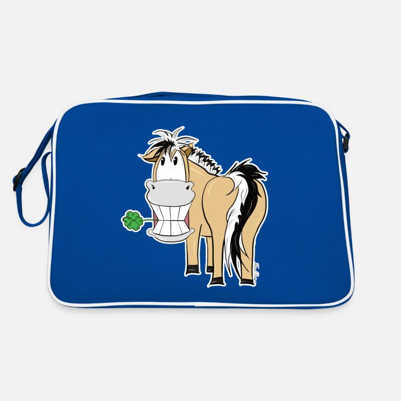 funny Fjordi with clover Retro Bag