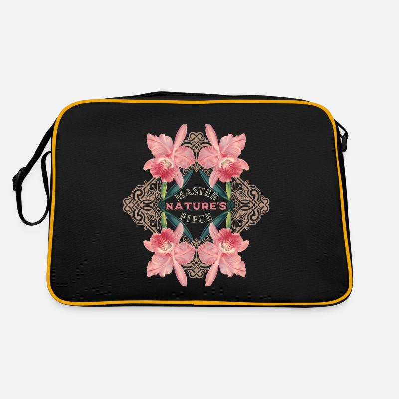 Orchidee, Orchideen, Vintage-Orchidee Retro Tasche