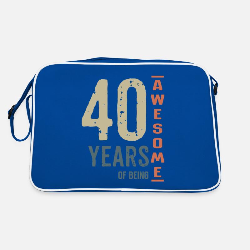40 ANS D’ÊTRE GÉNIAL Sac Retro