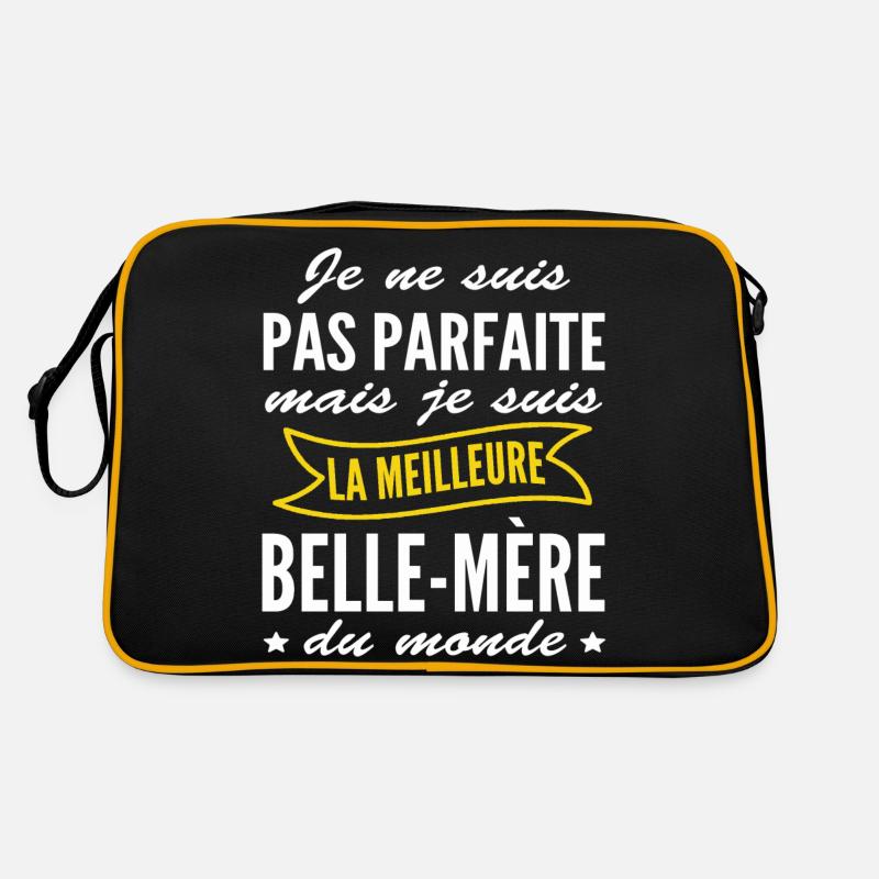 Pas parfaite mais la meilleure Belle mère du monde Sac Retro