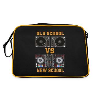 Ancienne école DJ VS Nouvelle école équipement DJ Tabell - Sac Retro - noir/or - Dos