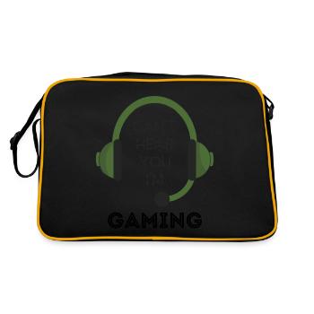 Gaming - I love Gaming - Sac Retro - noir/or - Dos