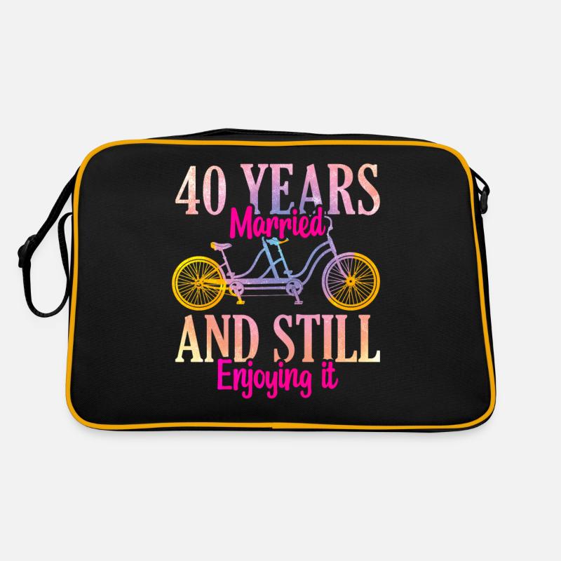40e anniversaire de mariage Sac Retro