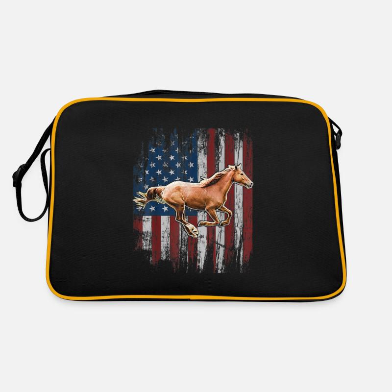 ÉTATS-UNIS Drapeau Sac Retro
