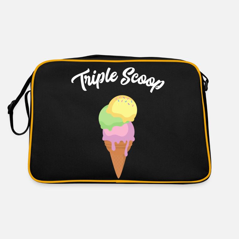 Crème glacée Triple Scoop Sac Retro