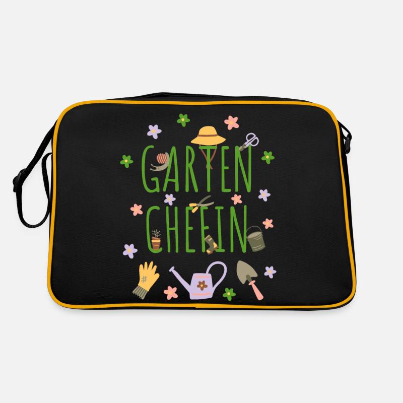 Garten Chefin Gärtnerin Geschenk Gartenarbeit Oma Retro Tasche