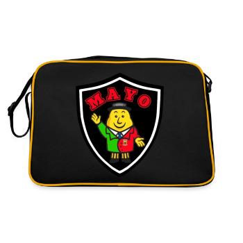 MAYO GAA - Sac Retro - noir/or - Dos
