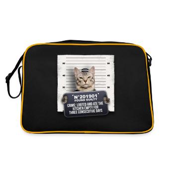 Chat criminel - Sac Retro - noir/or - Dos