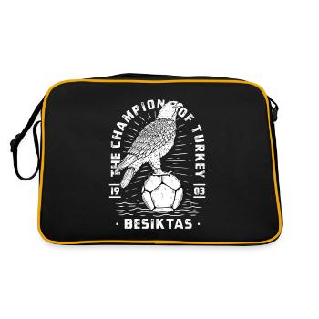 Besiktas / Adler / Istanbul - Sac Retro - noir/or - Dos