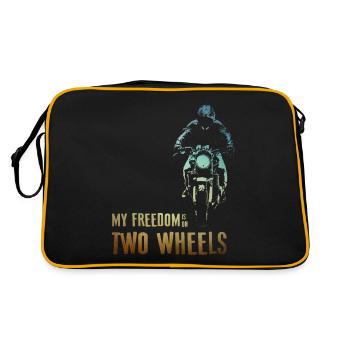 Motorcycle - Retro Bag - black/gold - Back