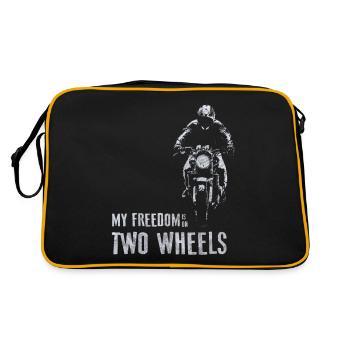 Motorcycle - Retro Bag - black/gold - Back