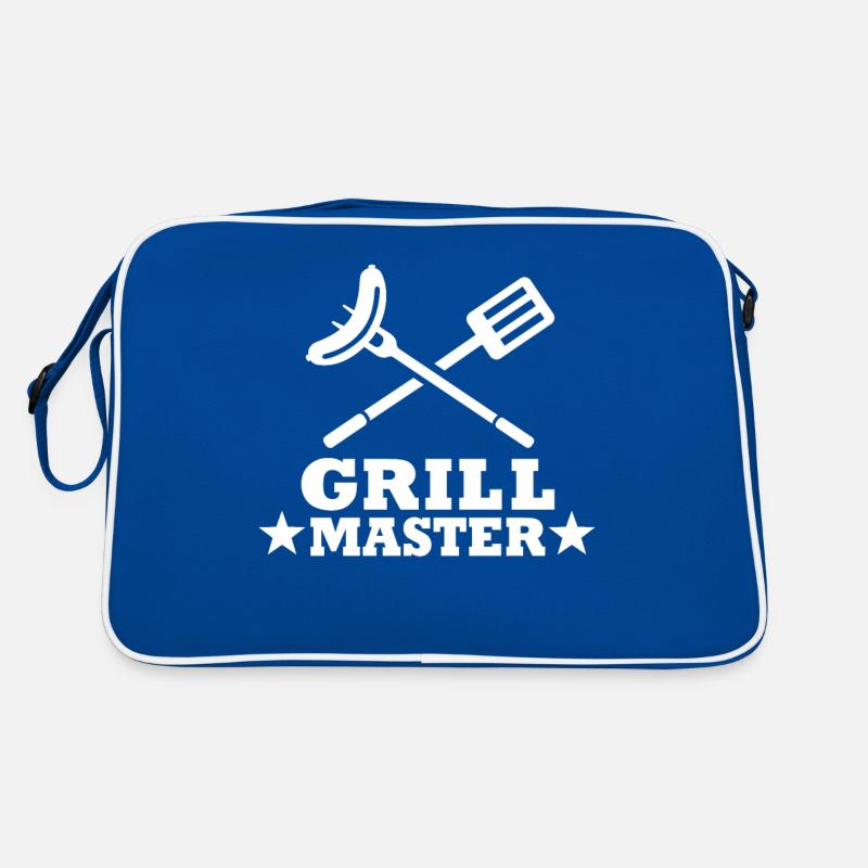 Grill Master - Grilling BBQ Steak Barbecue Retro Bag
