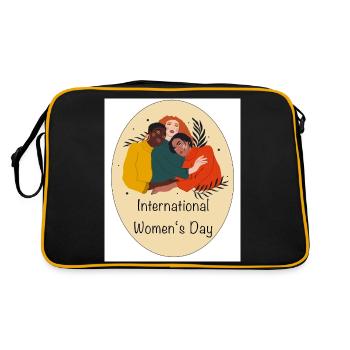International Womes Day - Retro Bag - black/gold - Back