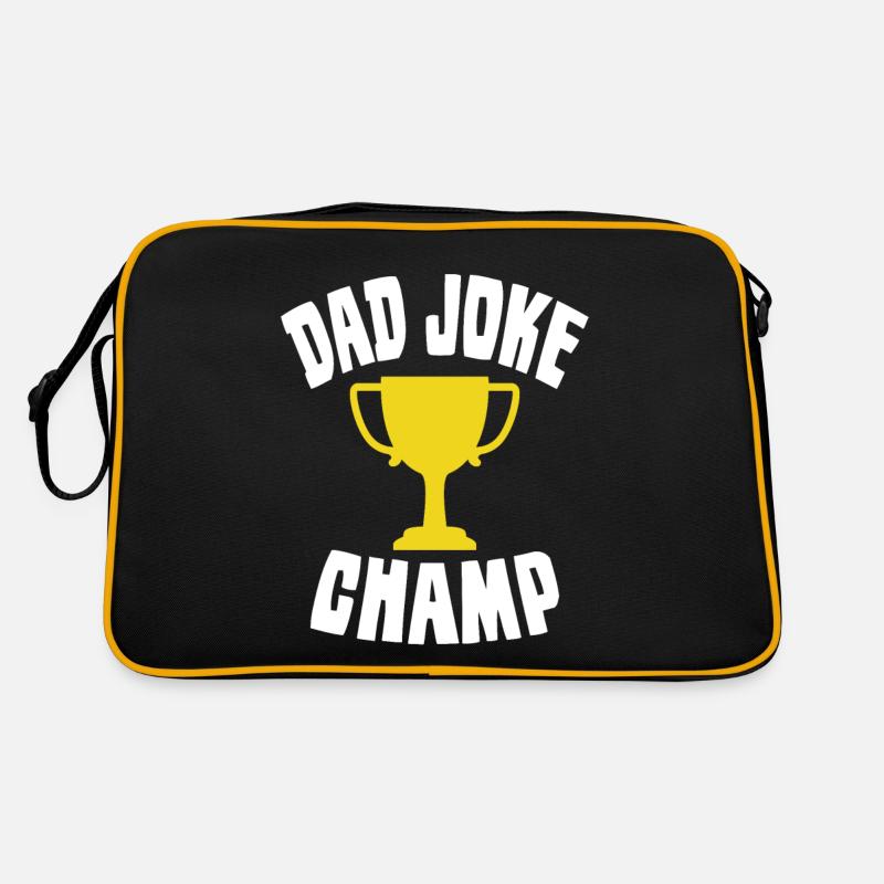 Papa Witz - Lustige Papa Retro Tasche