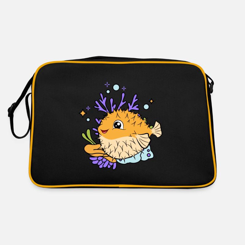 Puffer fish by The Manzanita´s Retro Tasche
