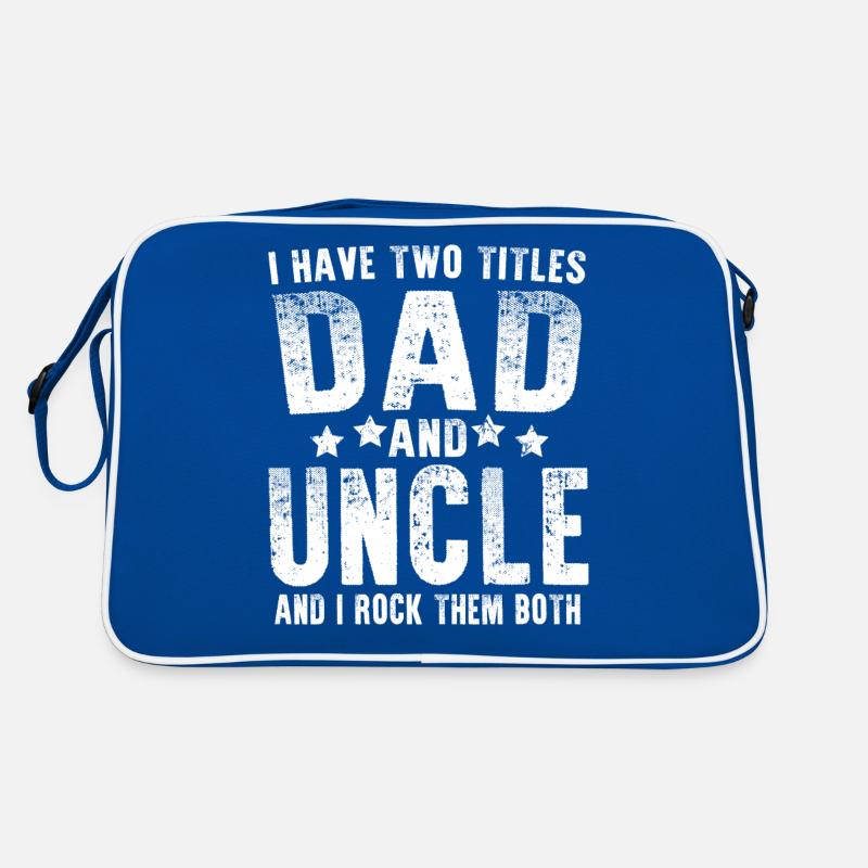 i have two titles dad and uncle Retro Bag