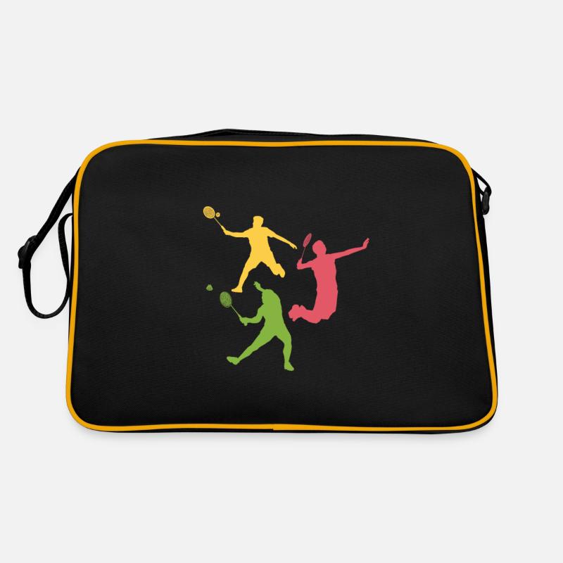 Badminton Player Badminton Retro Bag